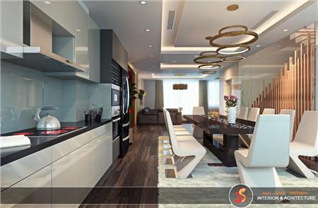 Thiết kế nội thất nhà chú Lương tại Thái Hà
