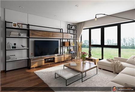 Thiết kế nội thất căn hộ nhà chị Ngọc Anh