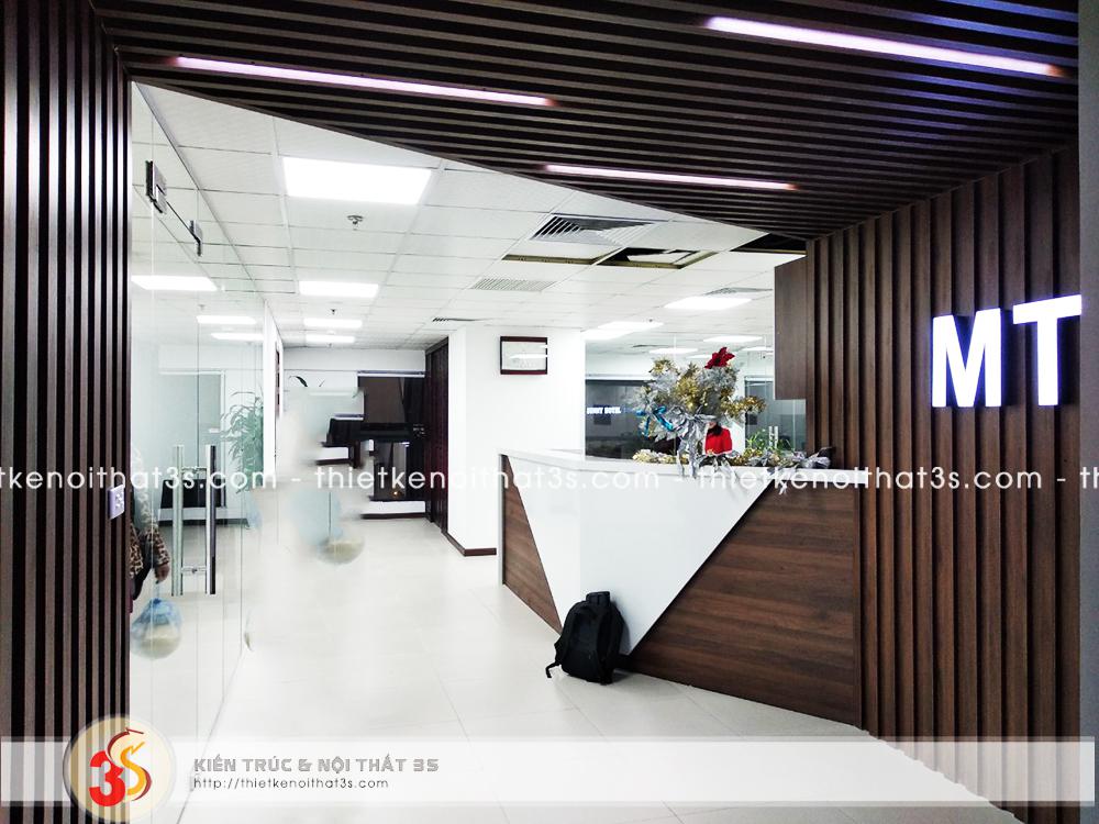 Thi công nội thất văn phòng 150m2 - công ty MTC